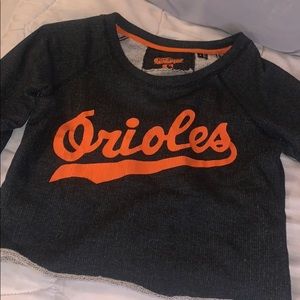 Orioles cropped sweatshirt